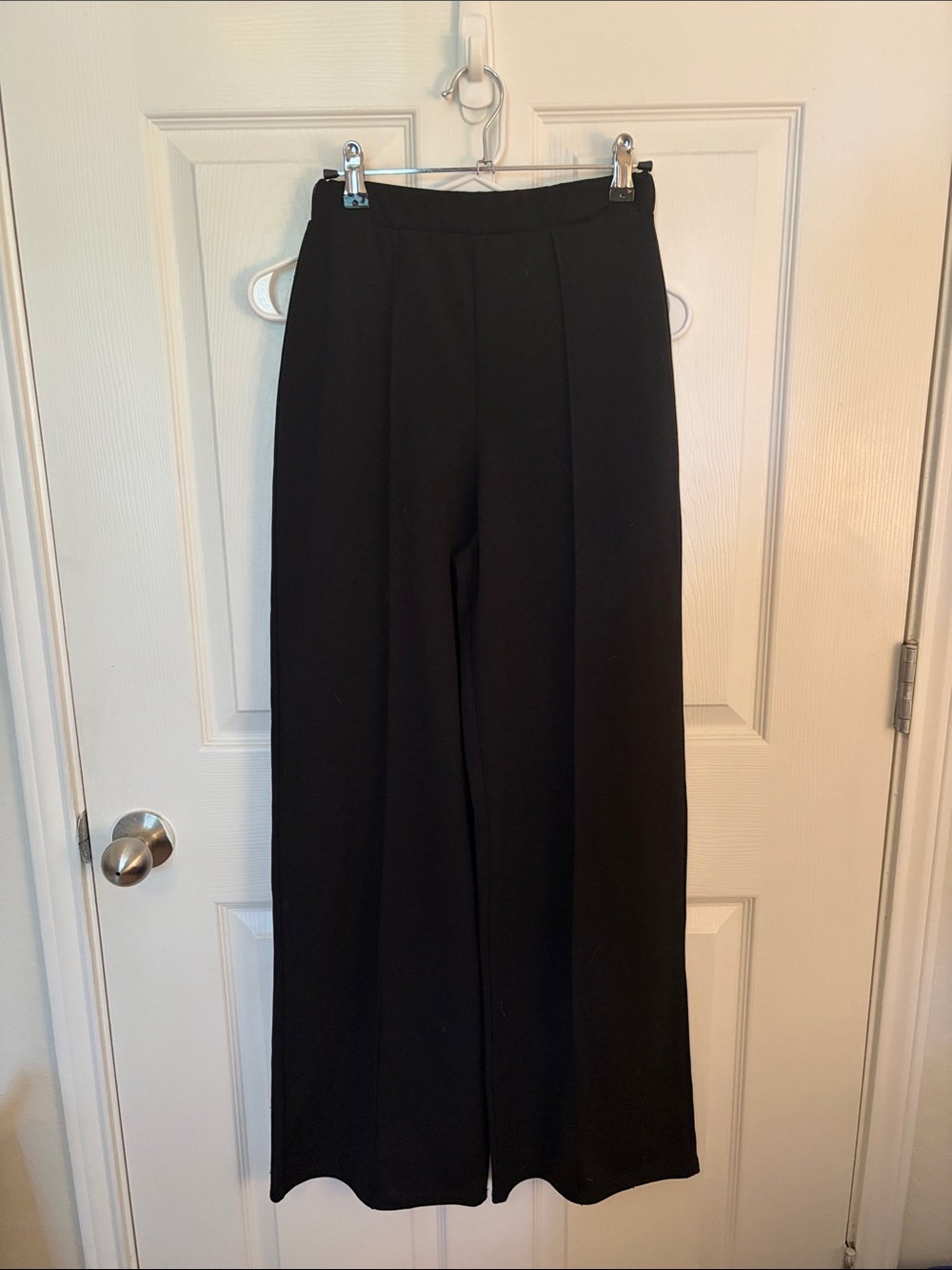 Nasty Gal Black Wide-Leg High-Rise Pants